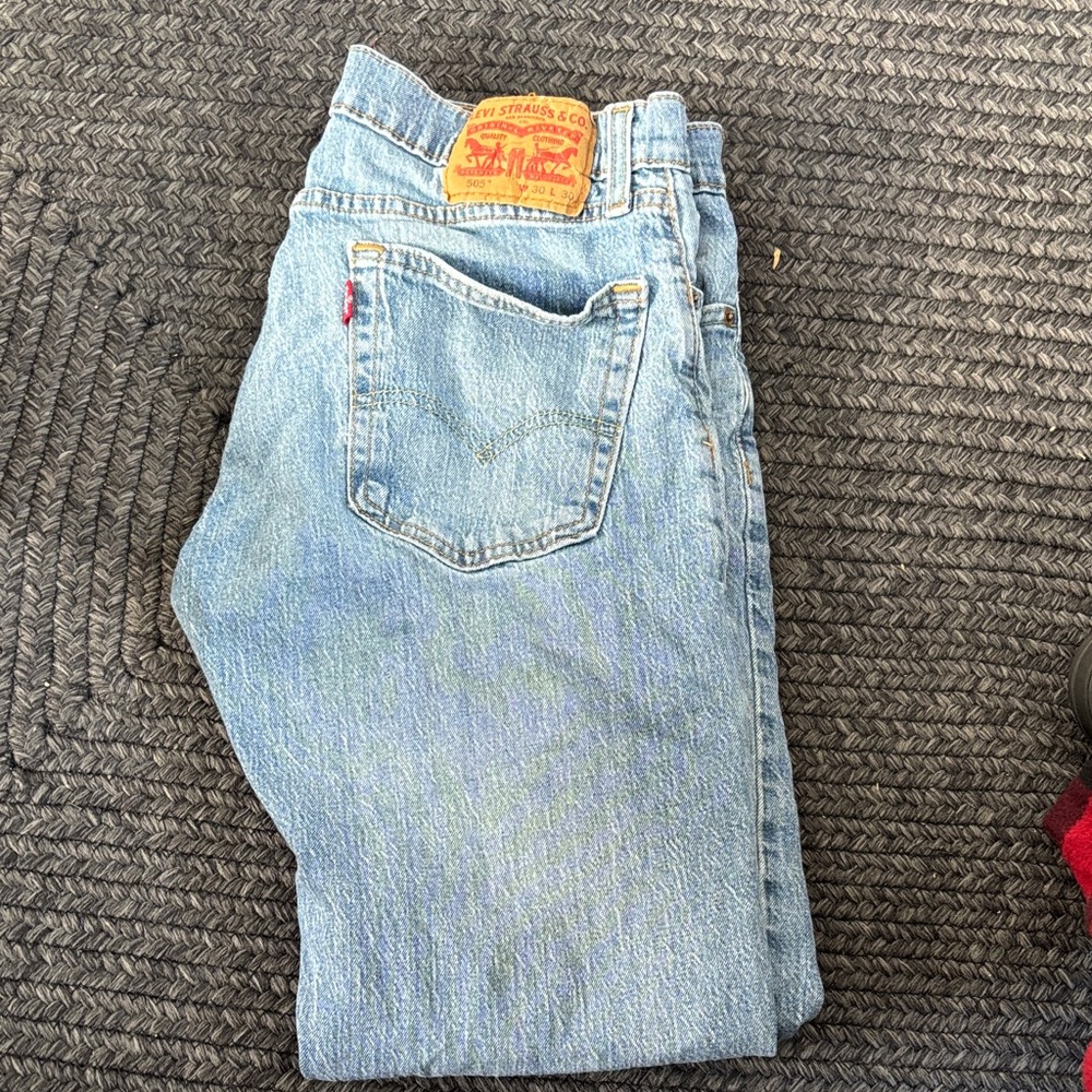 Levi's Classic Blue Men's Straight Jeans